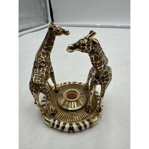 St. John Safari Animals Giraffes Barware Swizzle Sticks Broken Base Only